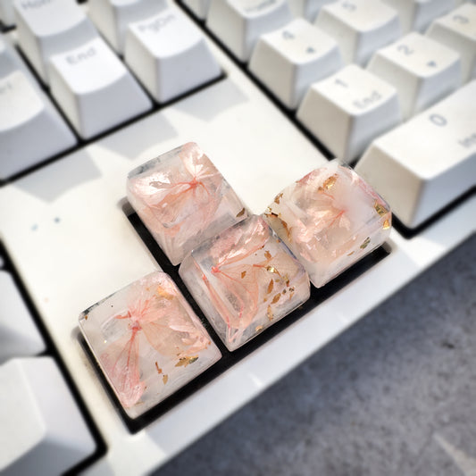 Pink Hydrangea - Keycap Set